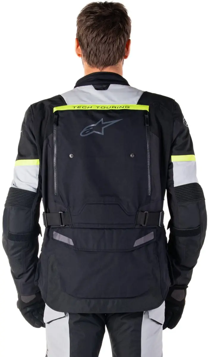 Alpinestars Bogotá Pro Drystar Jas - L - Zwart/Ice Grijs/Fluo Geel