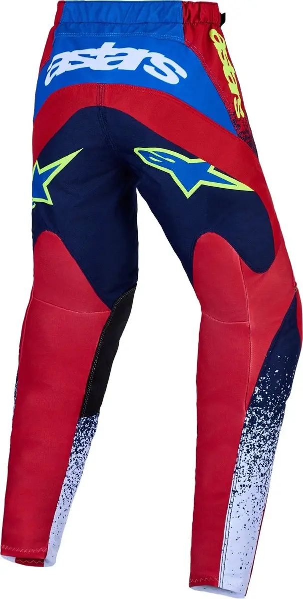 Alpinestars Fluid Drag Jeugd Motocrossbroek 28 - Zwart/Grijs/Blauw