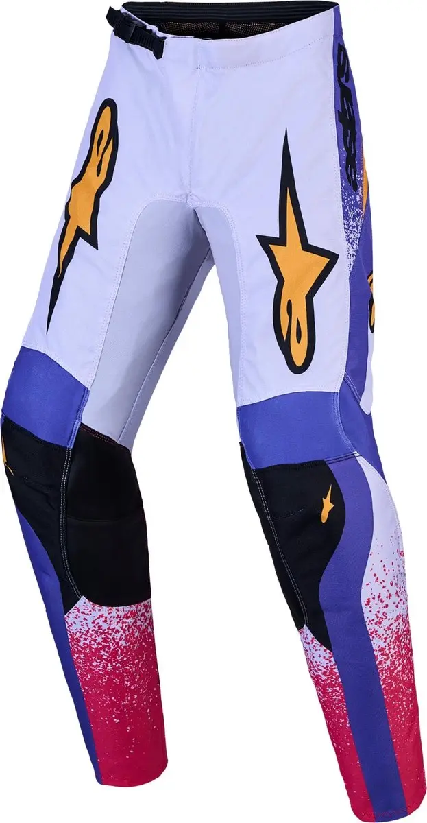 Alpinestars Fluid Drag Jeugd Motocrossbroek 28 - Zwart/Grijs/Blauw - afbeelding 5 van 6