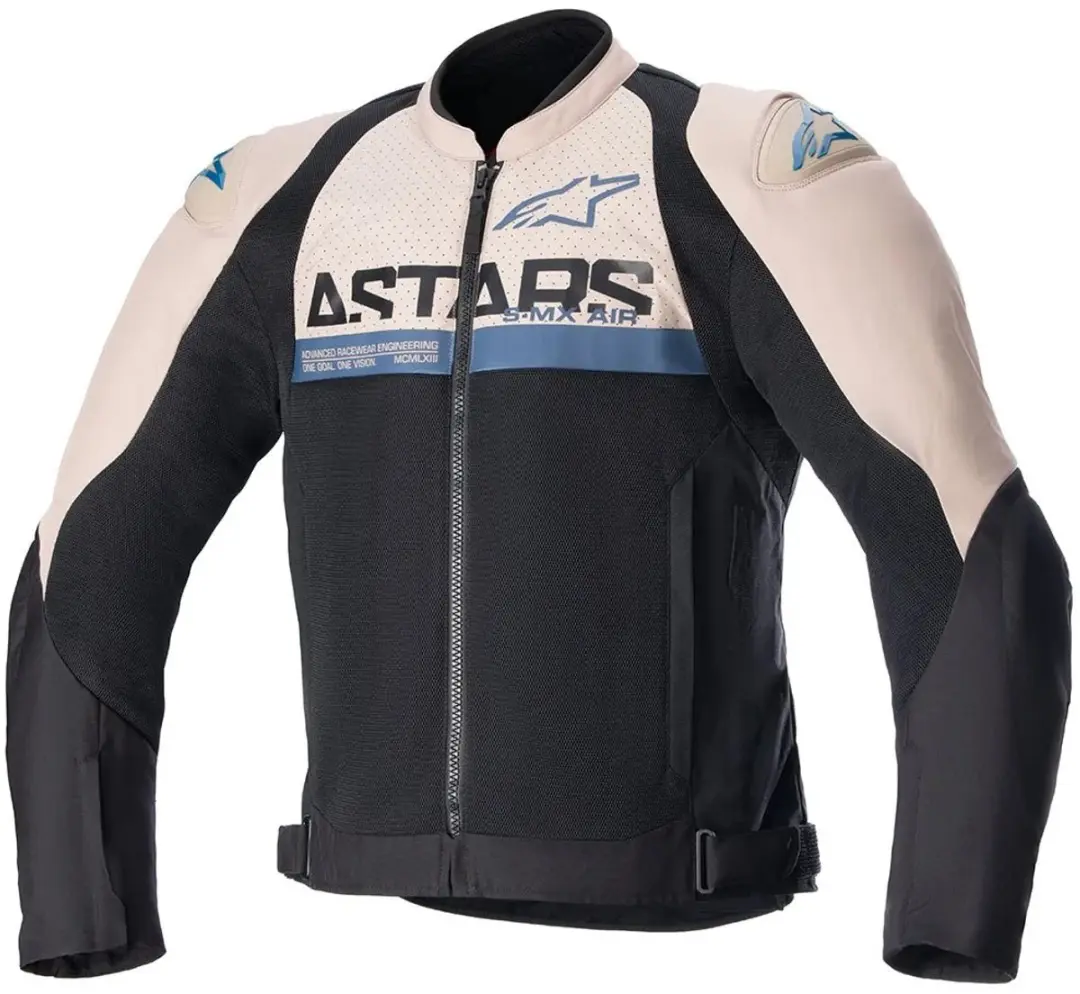 Alpinestars SMX Air Jas - Light Bruin/Zwart Sodalite Blauw