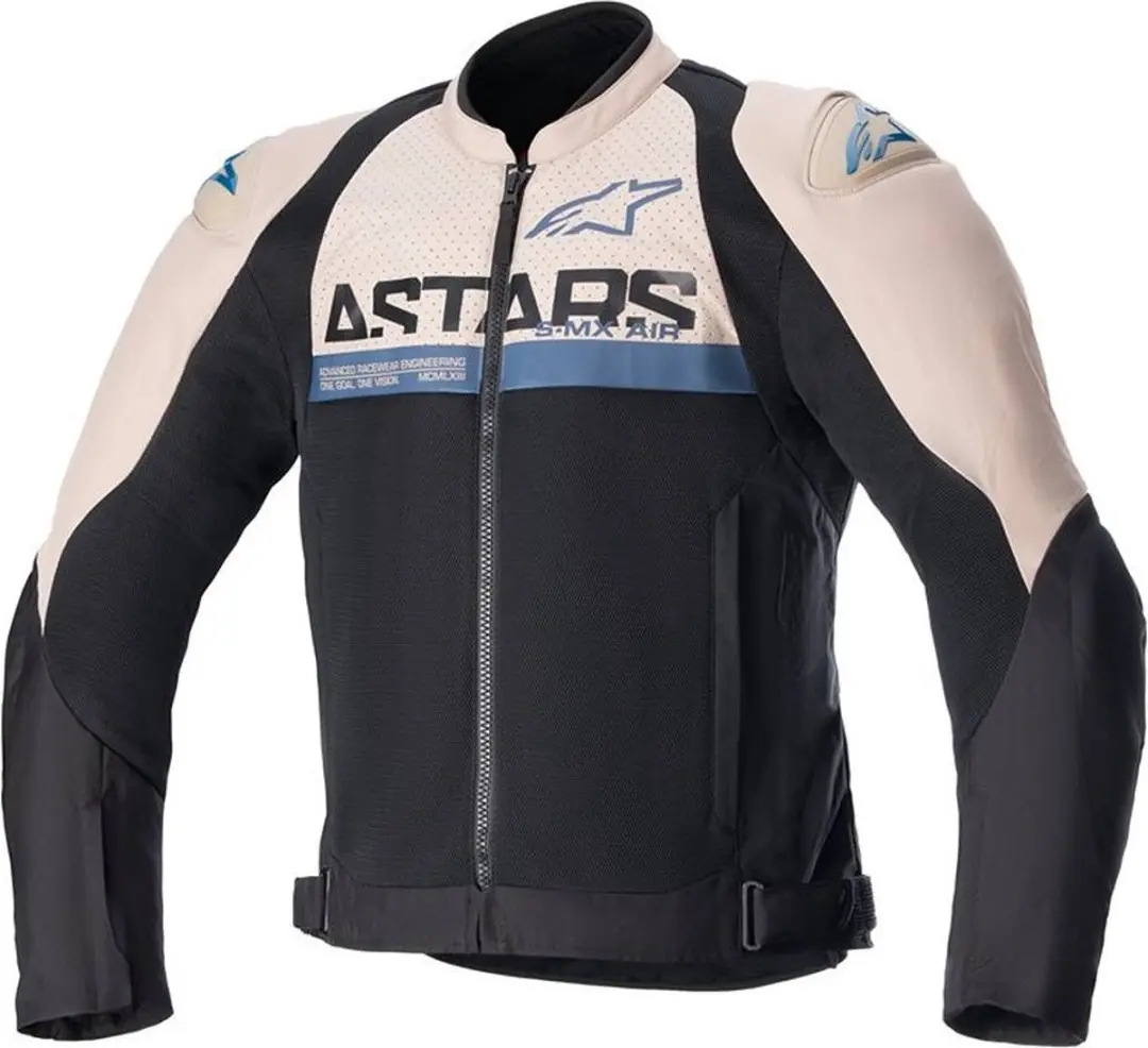 Alpinestars SMX Air Jas - Light Bruin/Zwart Sodalite Blauw