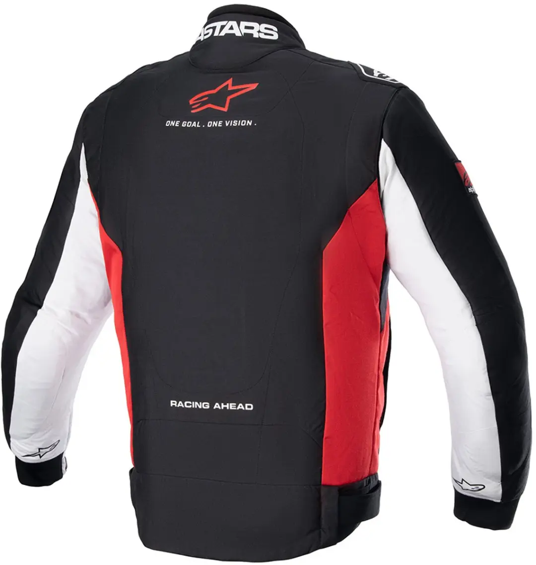 Alpinestars Monza-Sport Jas - L - Zwart/Rood/Wit