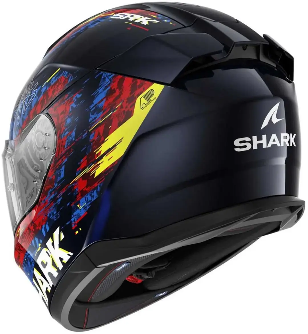 Shark D-Skwal 3 Speed-VIB Helm - M - Blauw/Rood