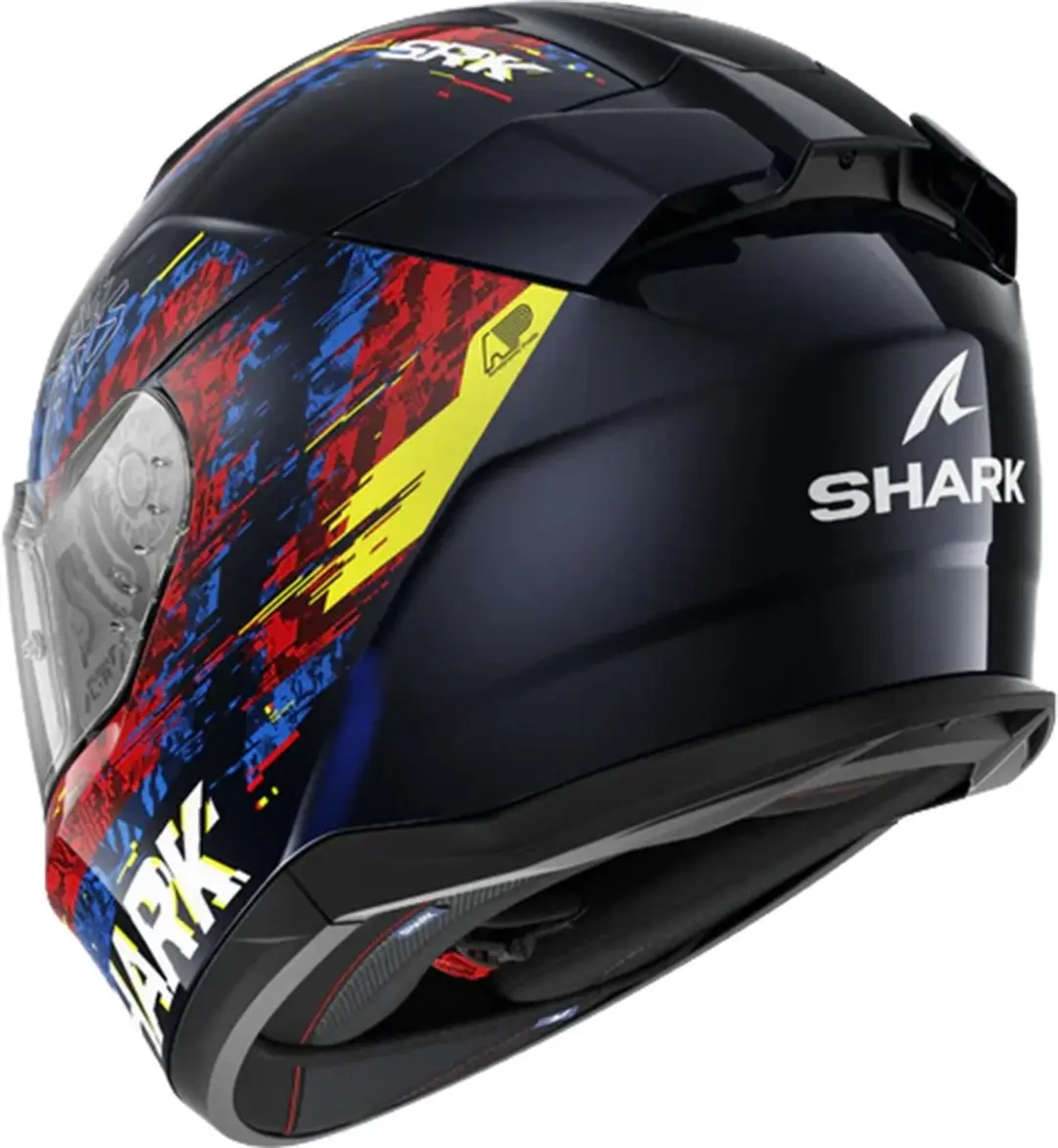 Shark D-Skwal 3 Speed-VIB Helm - M - Blauw/Rood