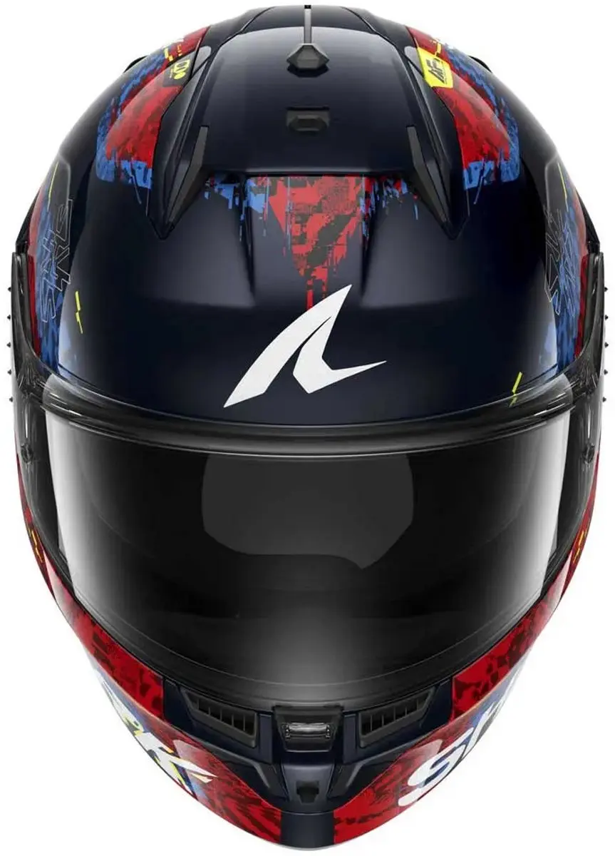 Shark D-Skwal 3 Speed-VIB Helm - M - Blauw/Rood