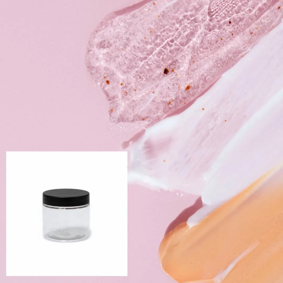 Alpha Packaging Plastic Pot 200ml - 10 Stuks - Zwart/Transparant