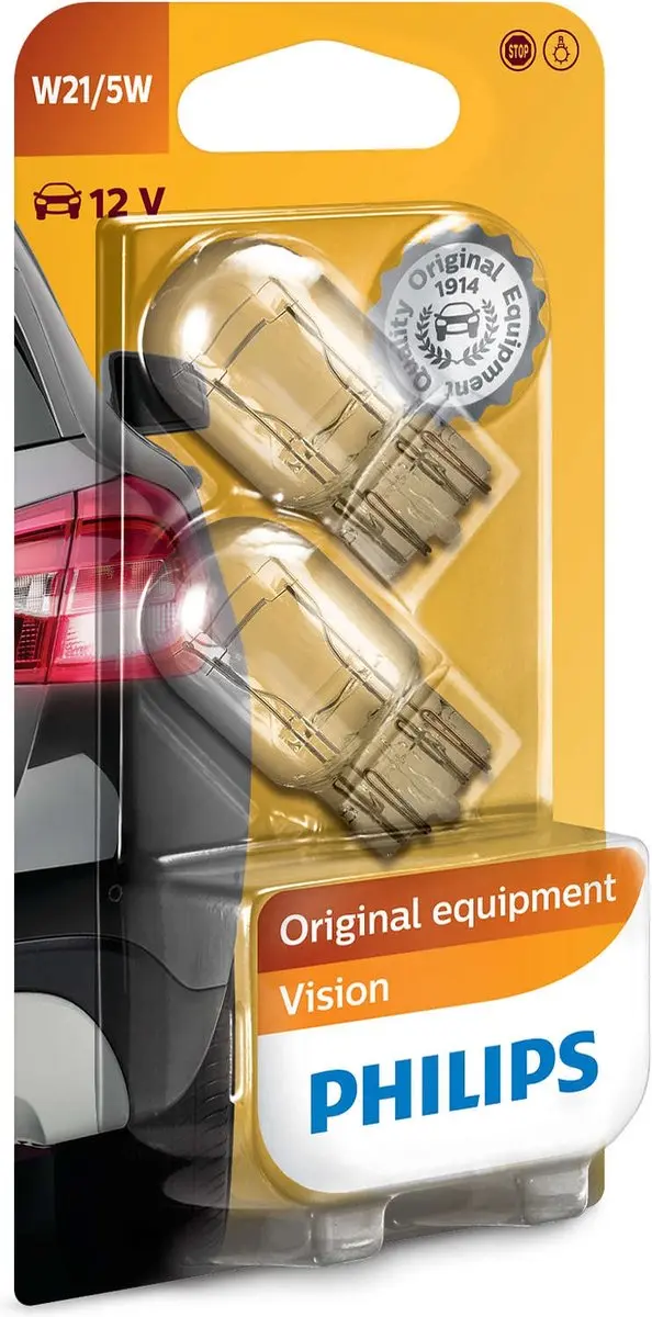 Philips 12V W21/5W - 2 Stuks