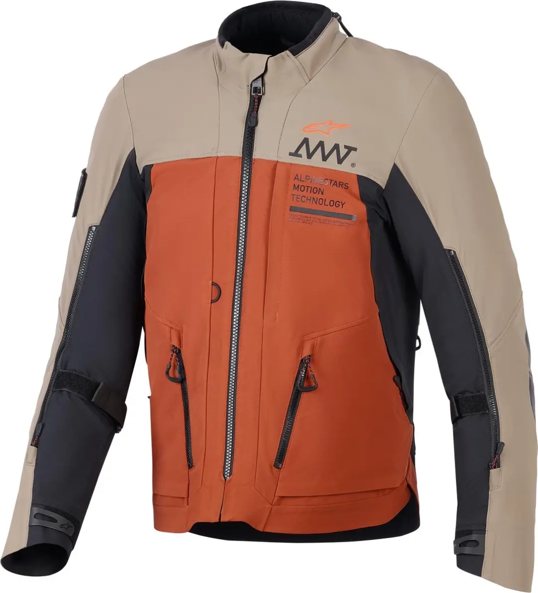 Alpinestars AMT-8 Stretch Drystar XF Motorjas - Zwart