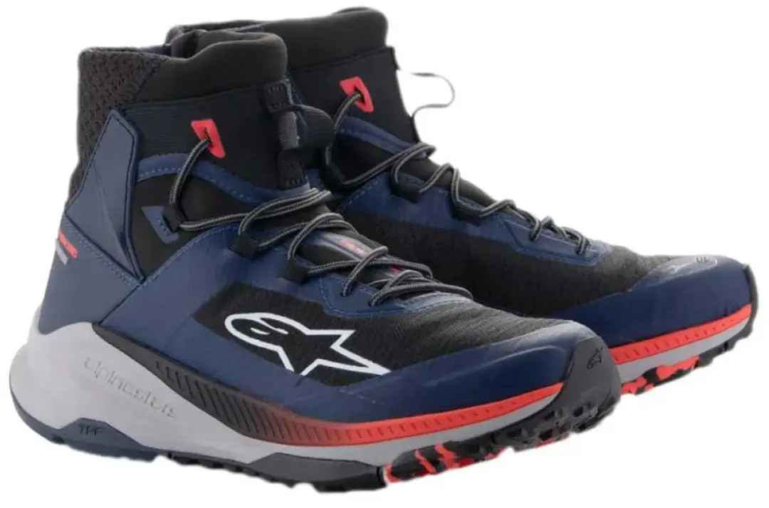 Alpinestars Speedforce XR Motorschoenen 44 - Blauw/Zwart/Fluo Rood/Grijs - afbeelding 6 van 6