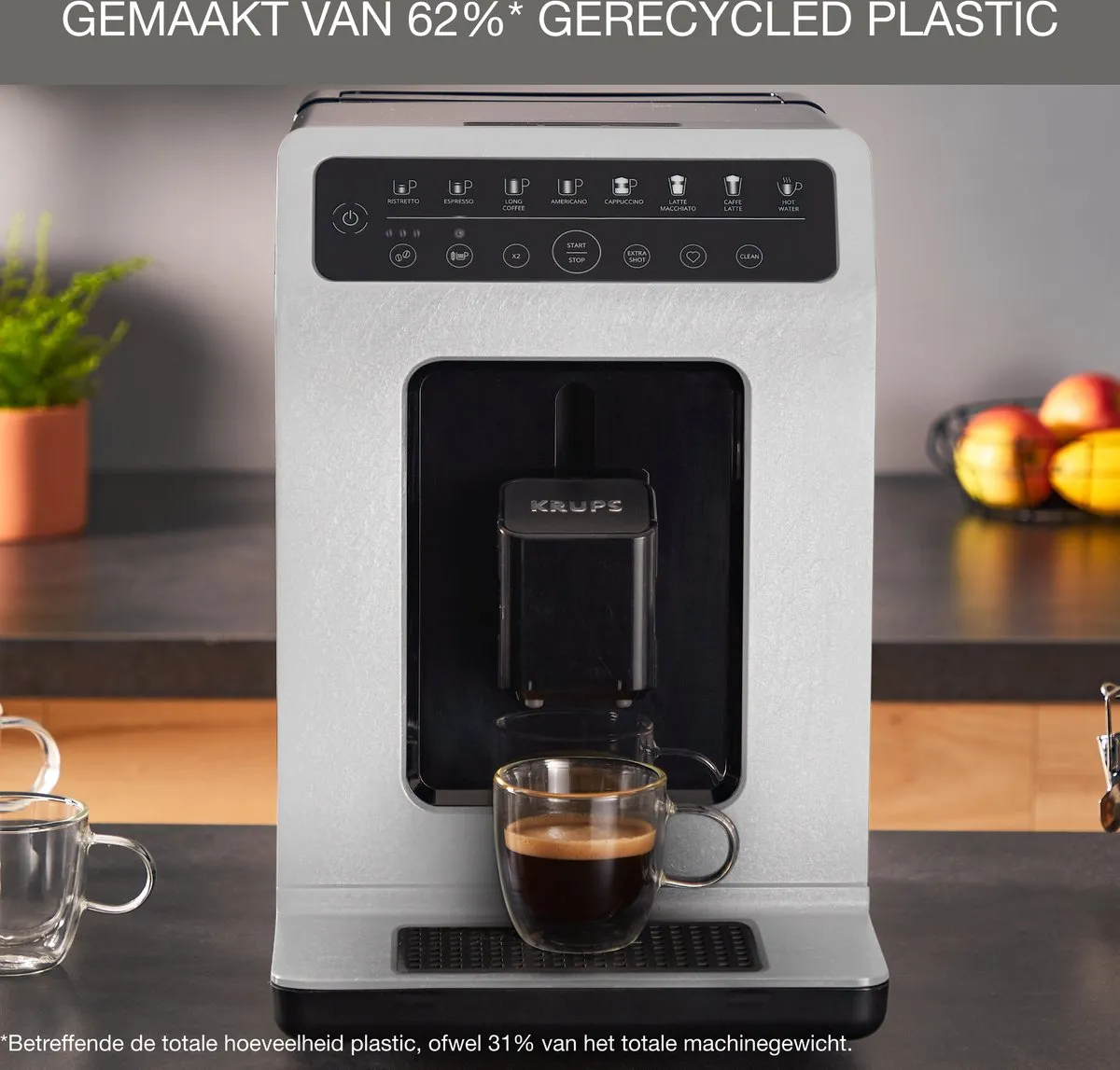 Krups Evidence ECO-Design EA897A Volautomatische Espressomachine - Nube