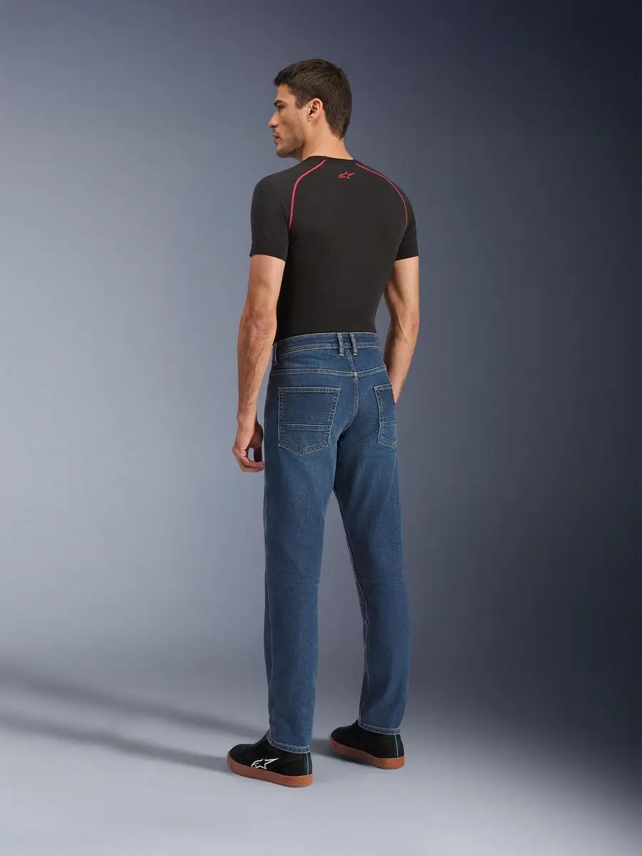 Alpinestars Flex-AST 5 Motorjeans Blauw 33/SHORT - afbeelding 6 van 6