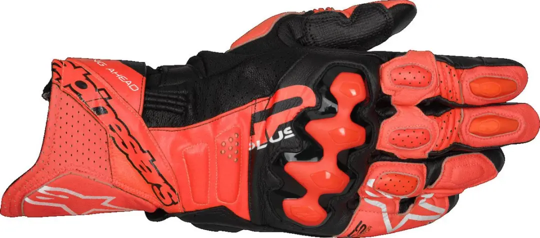 Alpinestars GP Plus R V3 Handschoenen - Zwart/Rood Fluorescerend - 3XL