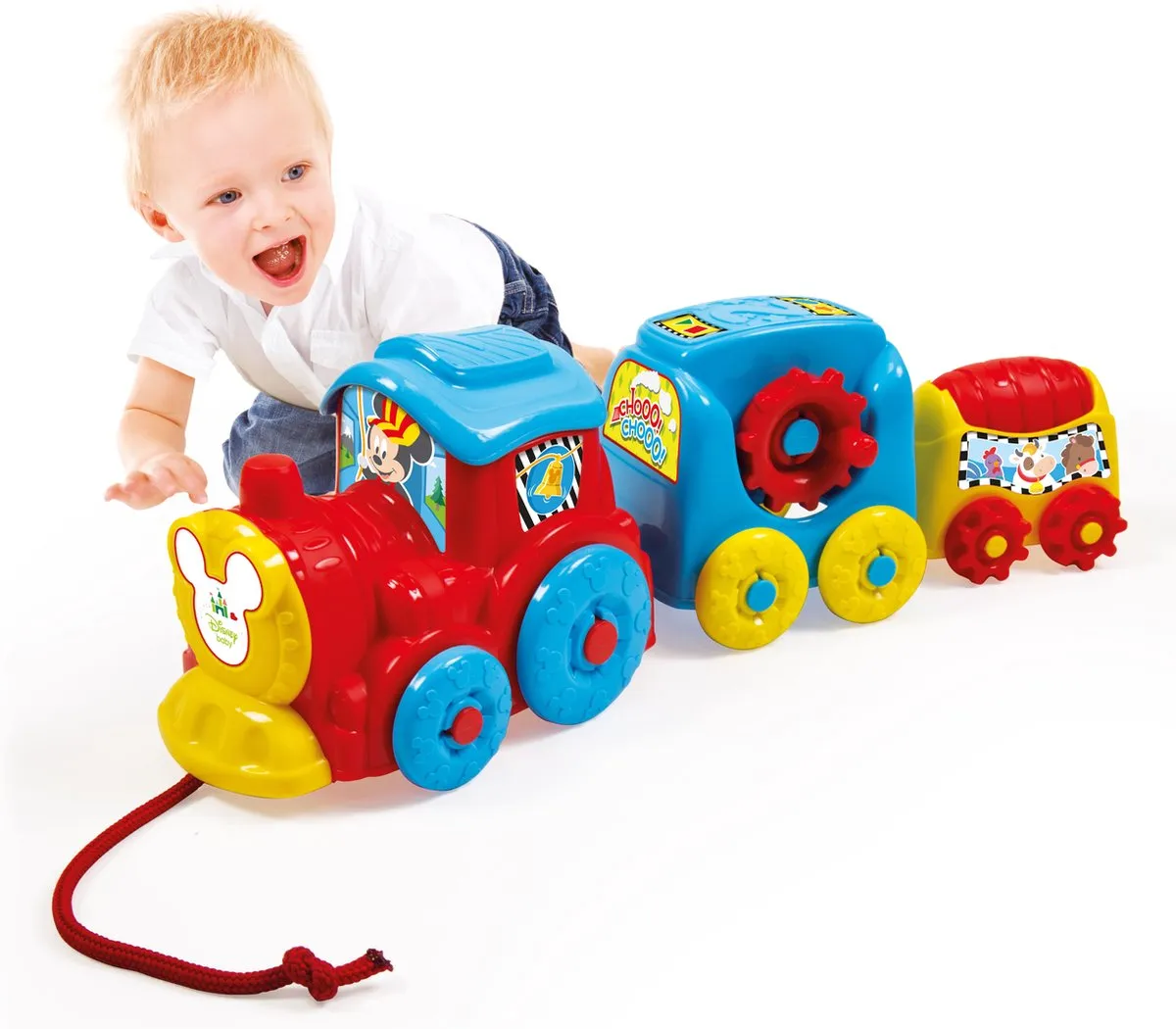 Clementoni Disney Baby Speeltrein - 3 Delig - Multicolor - afbeelding 5 van 6