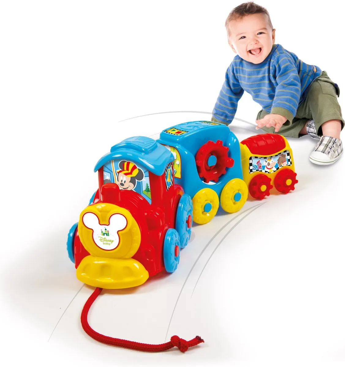 Clementoni Disney Baby Speeltrein - 3 Delig - Multicolor - afbeelding 3 van 6