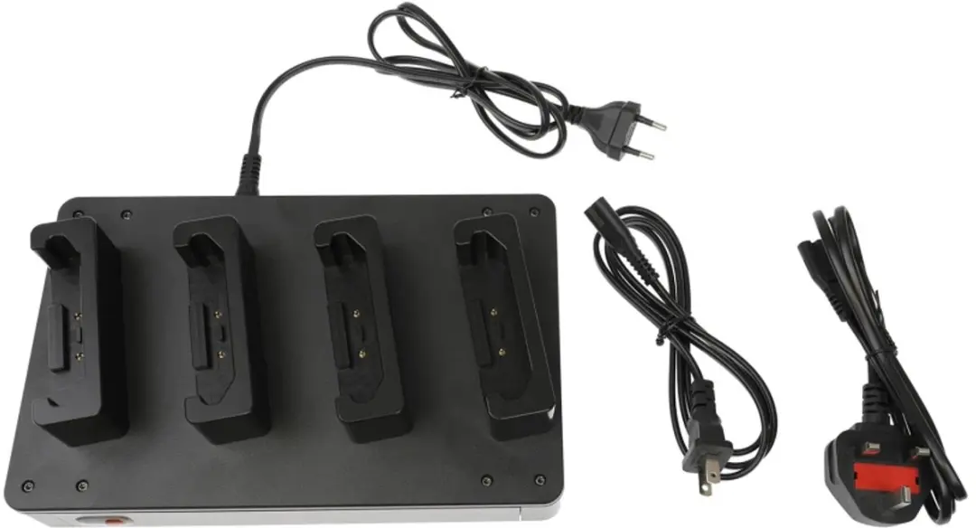 Brodit 216371 4-weg Oplaadstation - Zwart