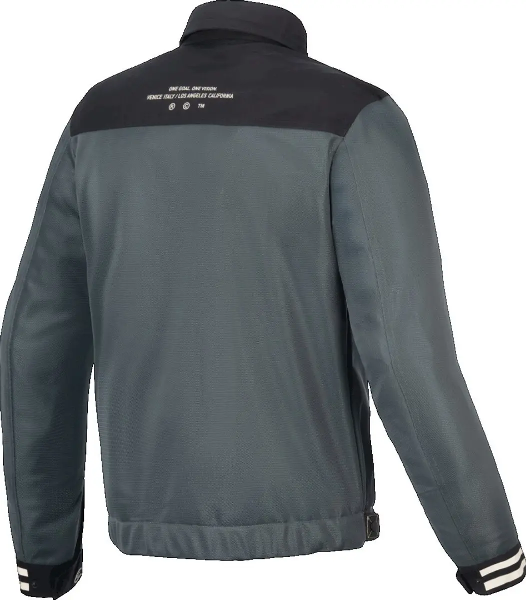 Alpinestars Ignite Air Urban Motorjas - Zwart/Blauw/Grijs