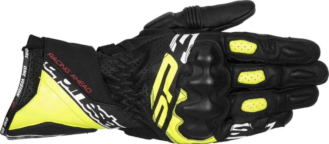 Alpinestars SP-3 Handschoenen - XL - Zwart/Fluo Geel - afbeelding 3 van 6