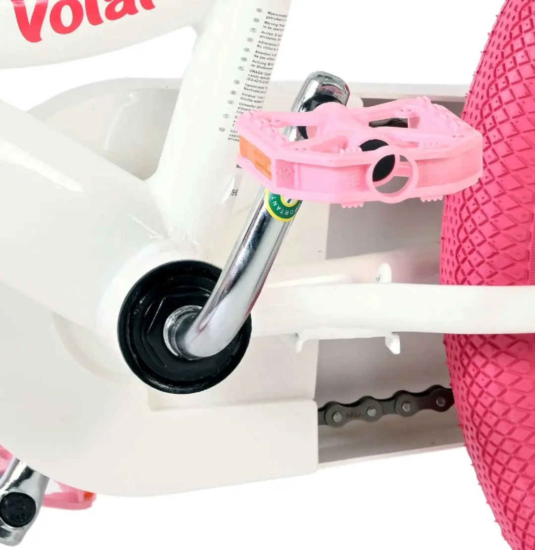 Volare Unicorn Kinderfiets 16 inch - Meisjes - Wit