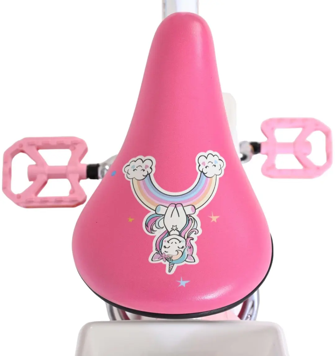 Volare Unicorn Kinderfiets 16 inch - Meisjes - Wit - afbeelding 6 van 6