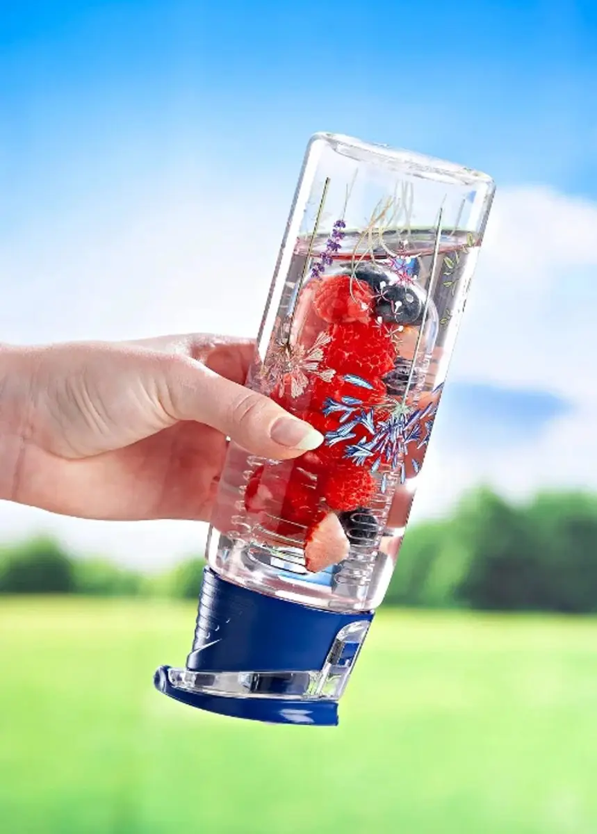 Westfalia WF-1000045 Fruitinfuser Drinkfles 700ml - Blauw