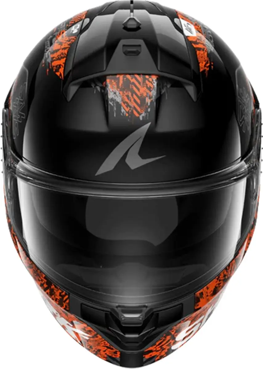 Shark Ridill 2 Speed-VIB Helm L - Black/Anthracite/Orange - afbeelding 6 van 6