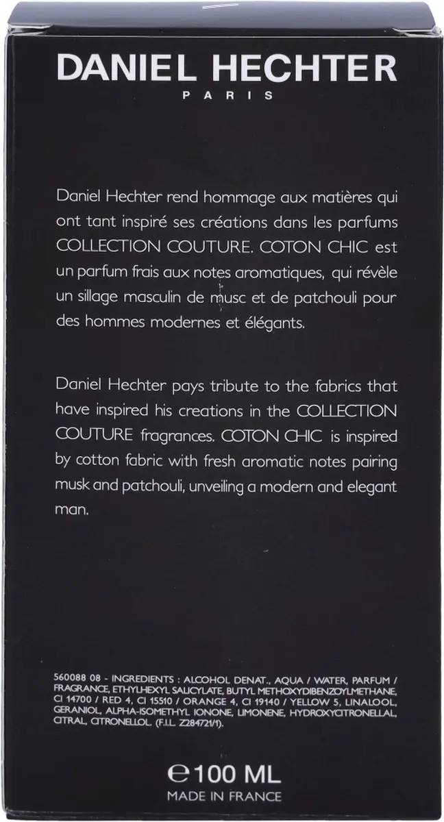Daniel Hechter Coton Chic Eau de Parfum 100ml