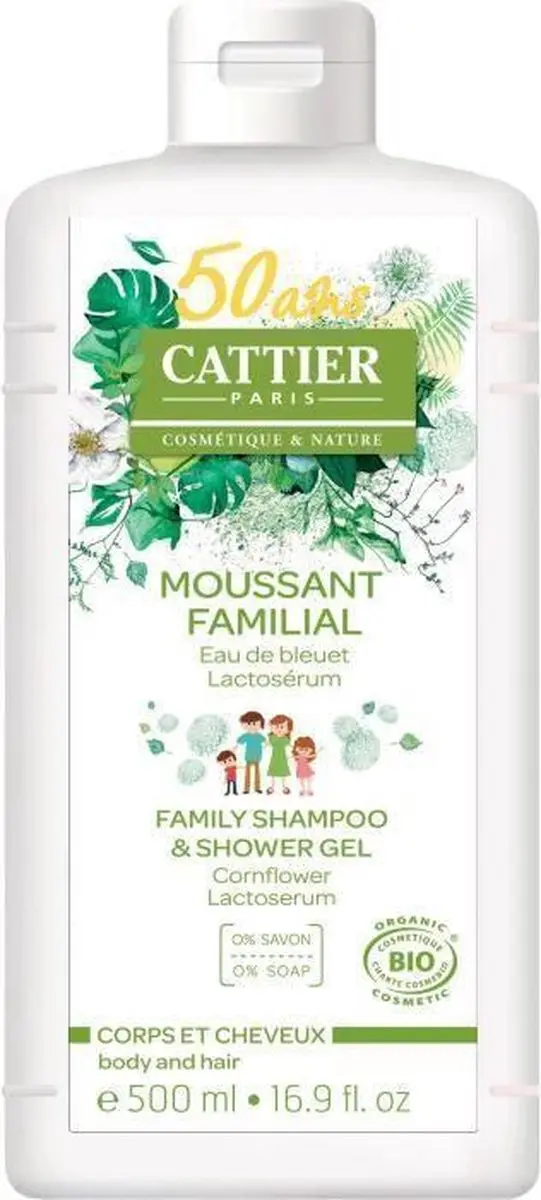 Cattier Family Shampoo & Douchegel 500ml
