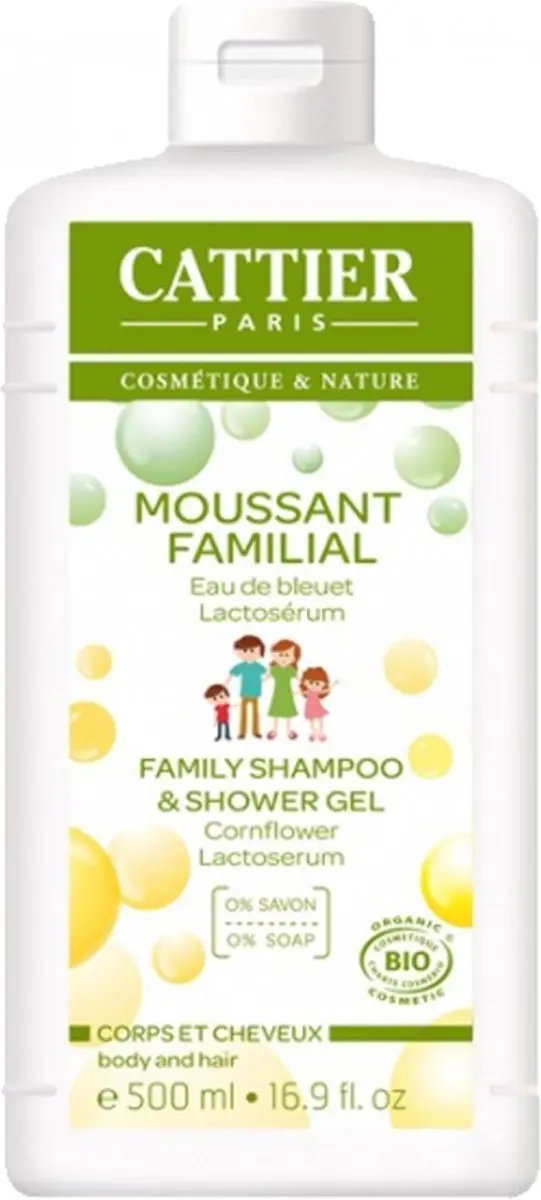 Cattier Family Shampoo & Douchegel 500ml