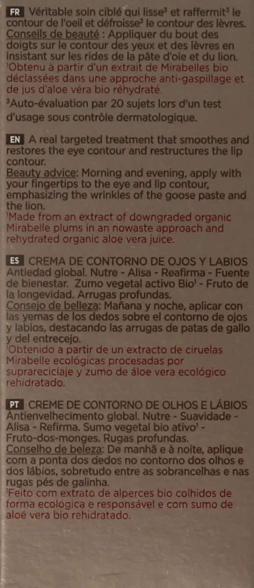 Cattier Oog- en Lipcontour Bio 15ml