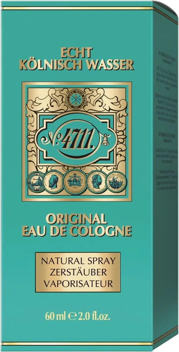 4711 Natural Spray Unisex Eau de Cologne 60ml