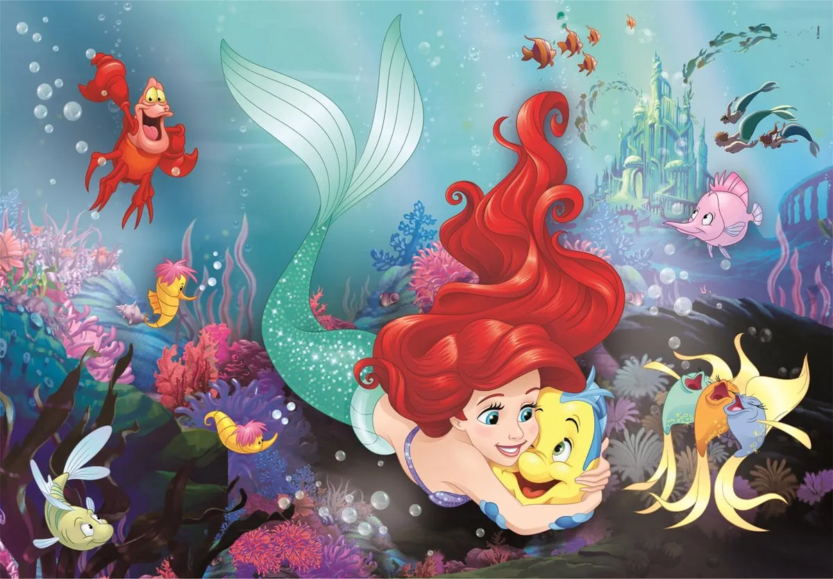 Clementoni Disney Prinses Kleine Zeemeermin Puzzel 24 Stuks - Multicolor
