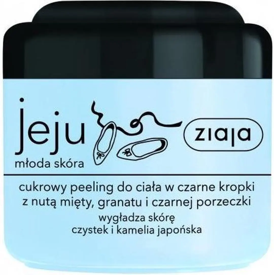 Ziaja Jeju Sugar Body Scrub Black Dots 200ml