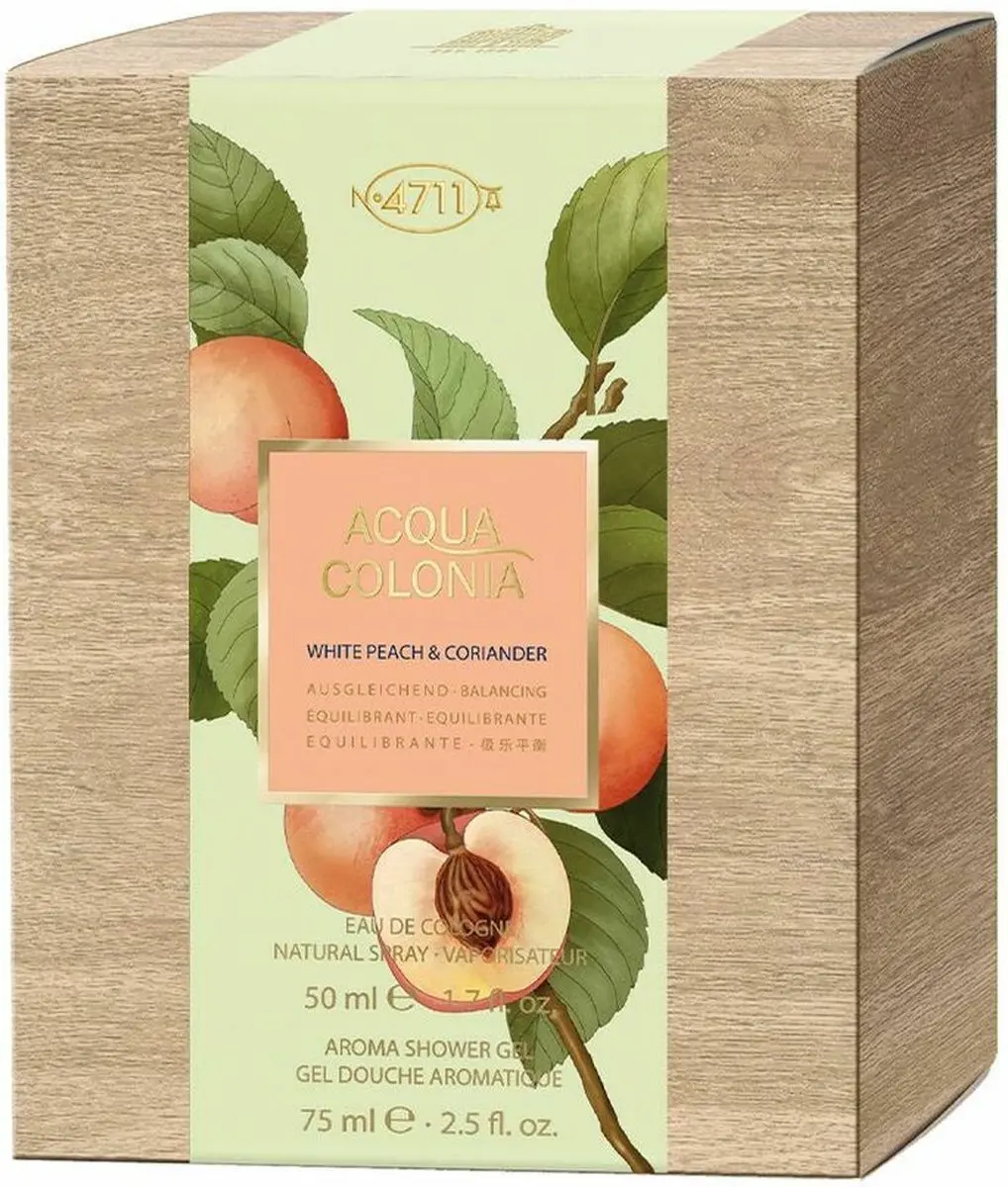 4711 Acqua Colonia White Peach Geschenkset - 50ml + 75ml
