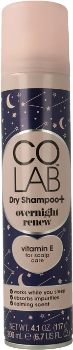 Colab Dry+ Nacht Droge Shampoo 200ml