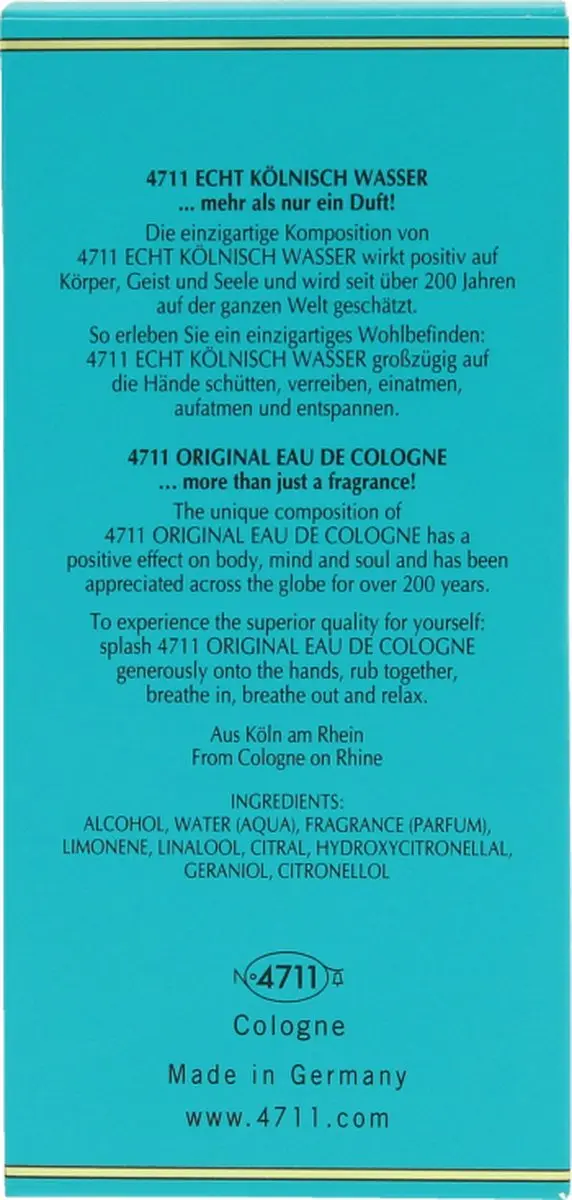 4711 Original Eau de Cologne 100ml
