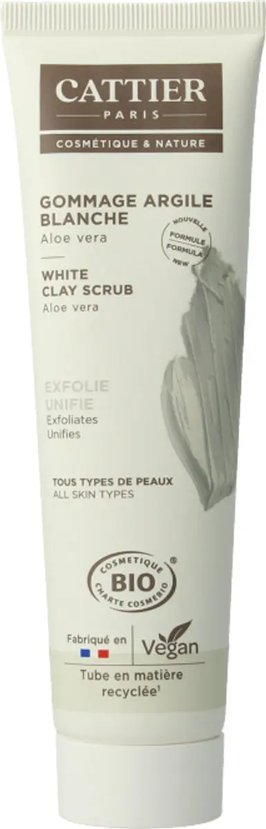 Cattier Peeling Witte Klei 100ml - afbeelding 6 van 6