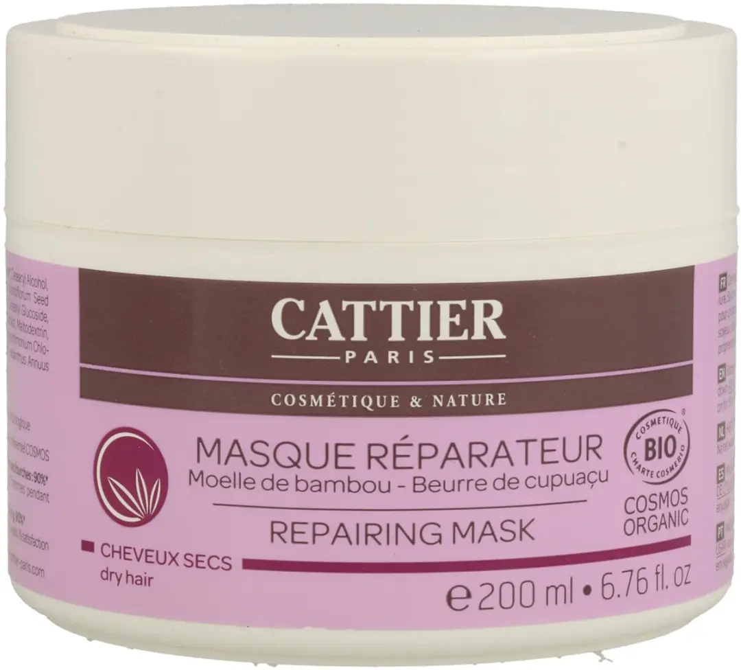 Cattier Herstellend Haarmasker 200ml - 2 Stuks