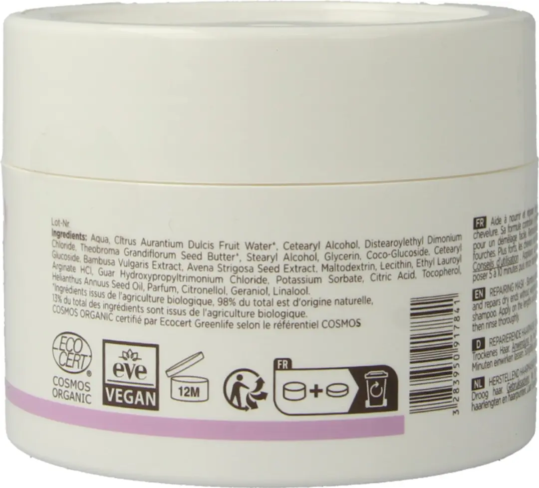 Cattier Herstellend Haarmasker 200ml - 2 Stuks