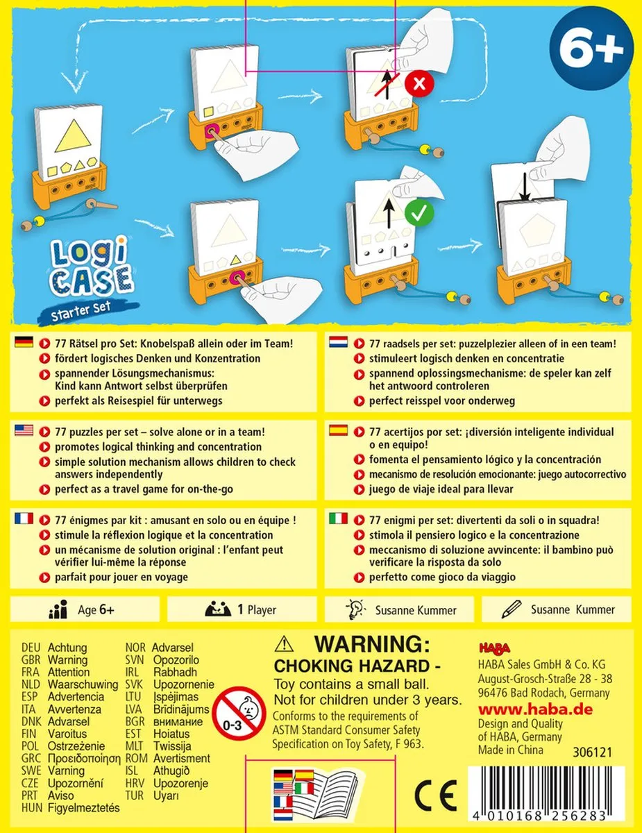 Haba LogiCASE Startersset - Raadspel Meerkleurig - afbeelding 6 van 6