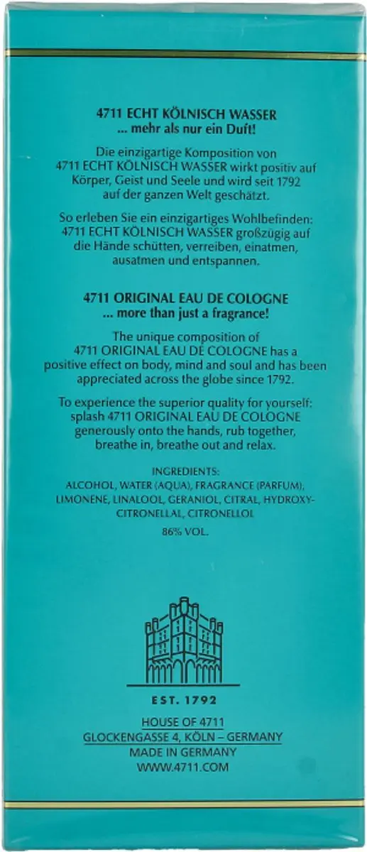 4711 Eau de Cologne 400ml