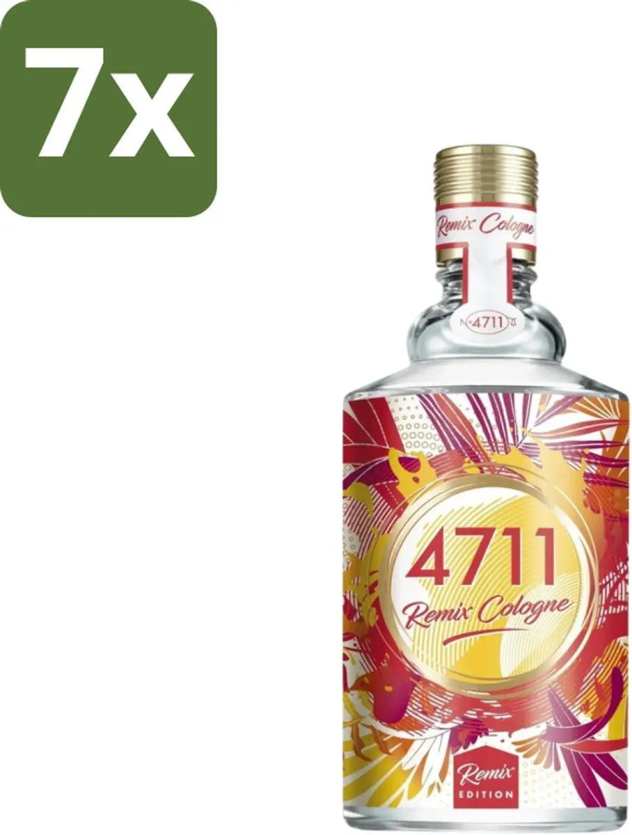 4711 Remix Cologne Eau de Cologne Spray 100ml - 7 Stuks