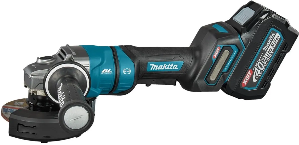 Makita GA050GT101 Accu Haakse Slijper 125mm - 40V Max