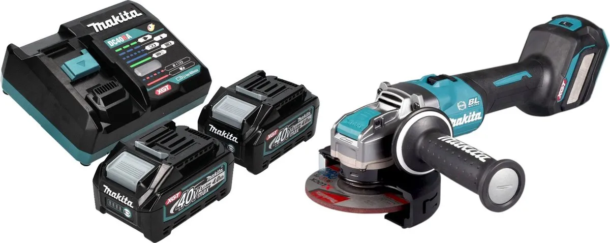 Makita GA041GM201 Accu Haakse Slijper 125mm X-LOCK