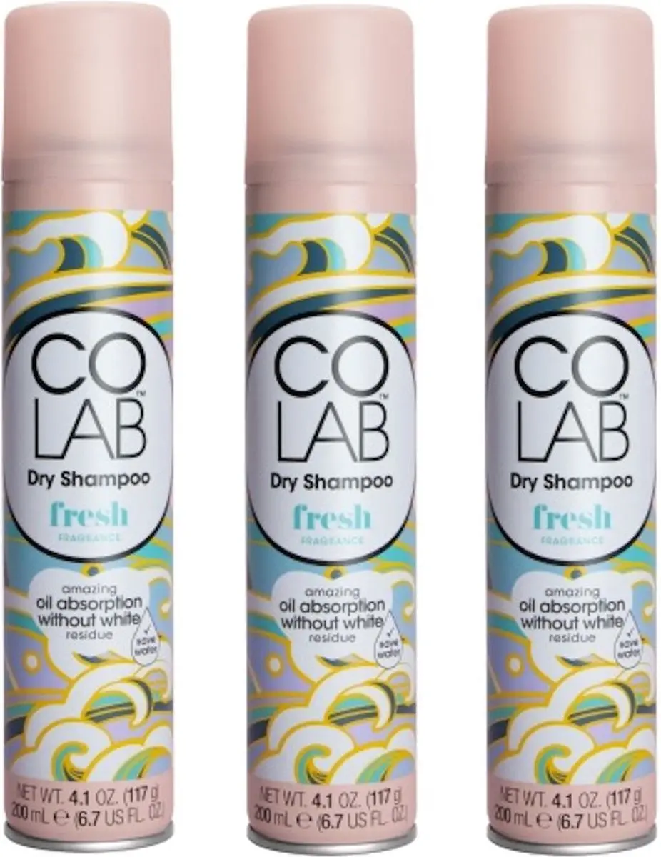 Colab Dry Shampoo Fresh 3x200ml