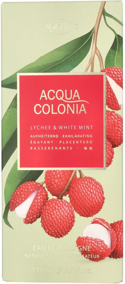 4711 Acqua Colonia Lychee & White Mint Eau de Cologne 170ml