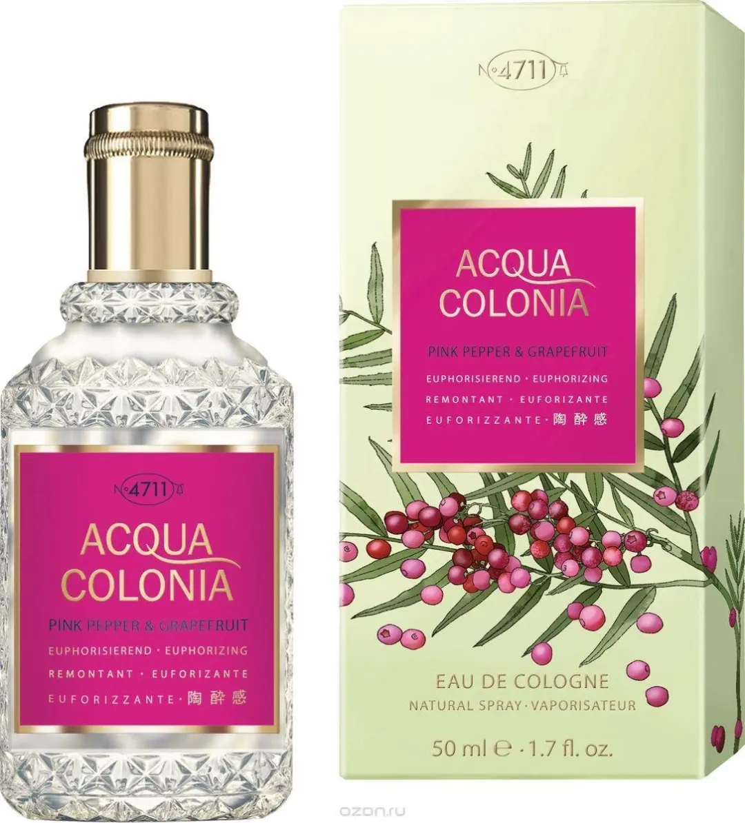 4711 Acqua Colonia Pink Pepper & Grapefruit Eau de Cologne 50ml