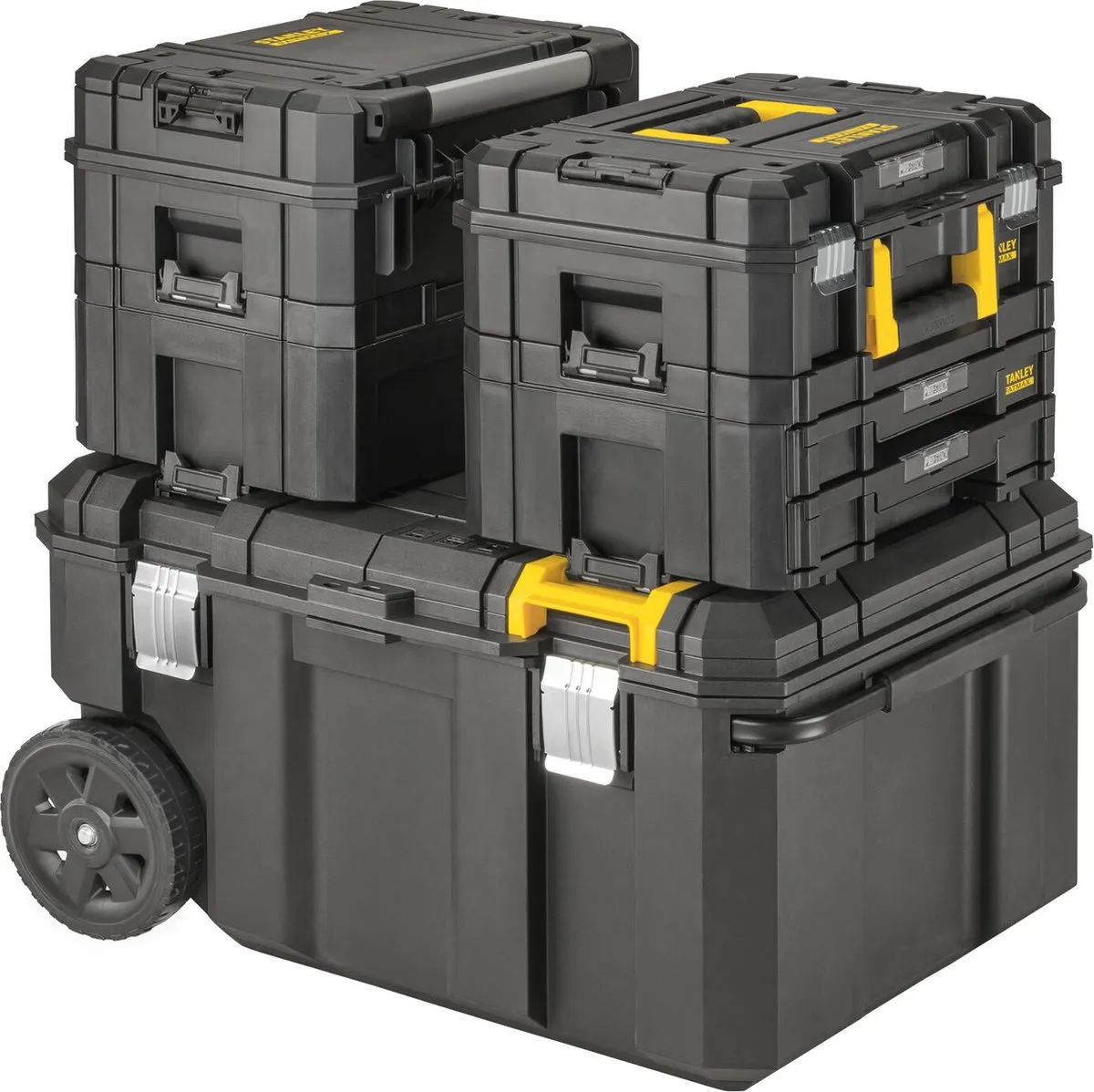 Stanley FatMax Pro-Stack Gereedschapskoffer 113L IP54 - Zwart