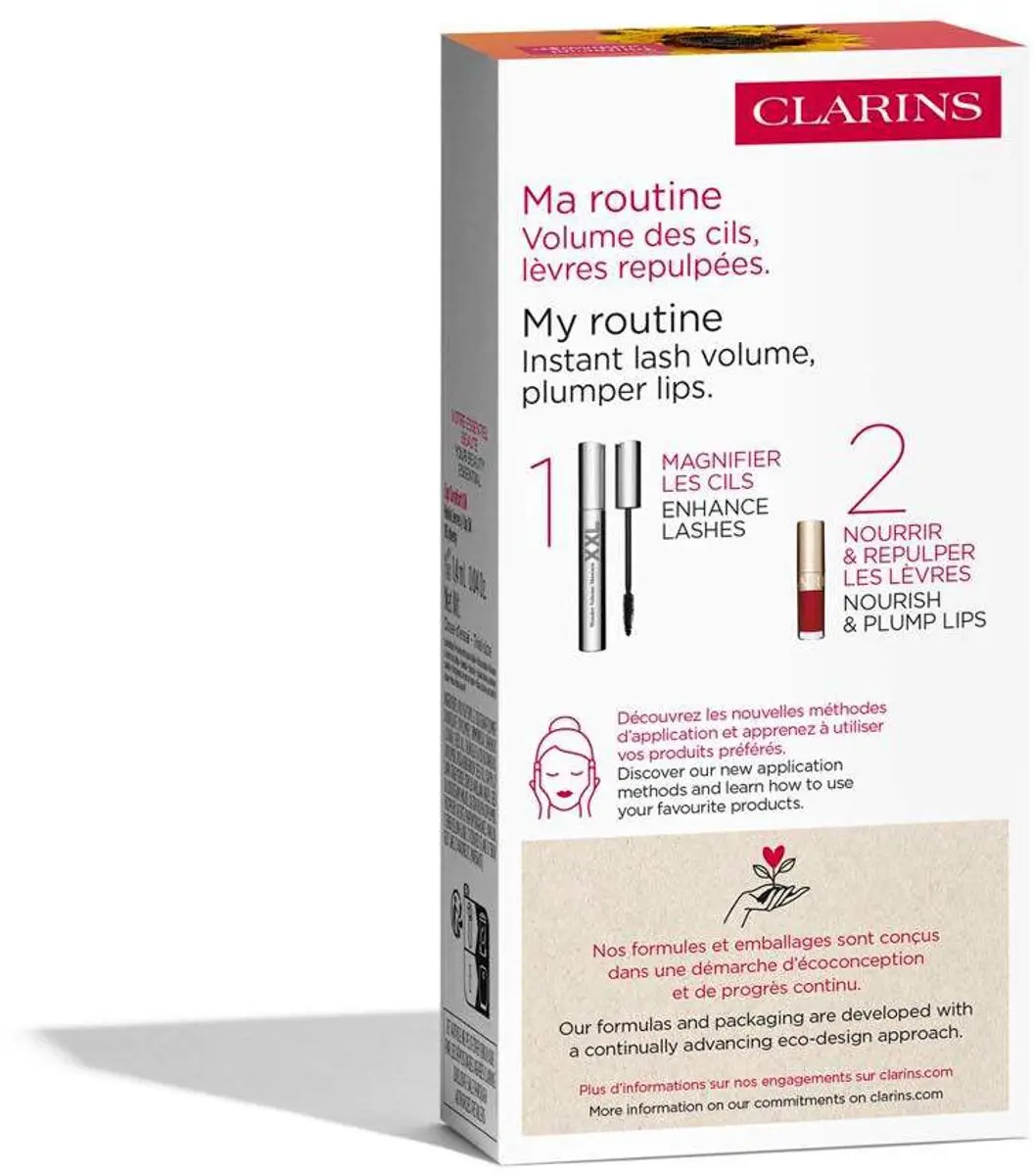 Clarins Value Pack Mascara Wonder Volume XXL & Lip Comfort Oil 03 Cher