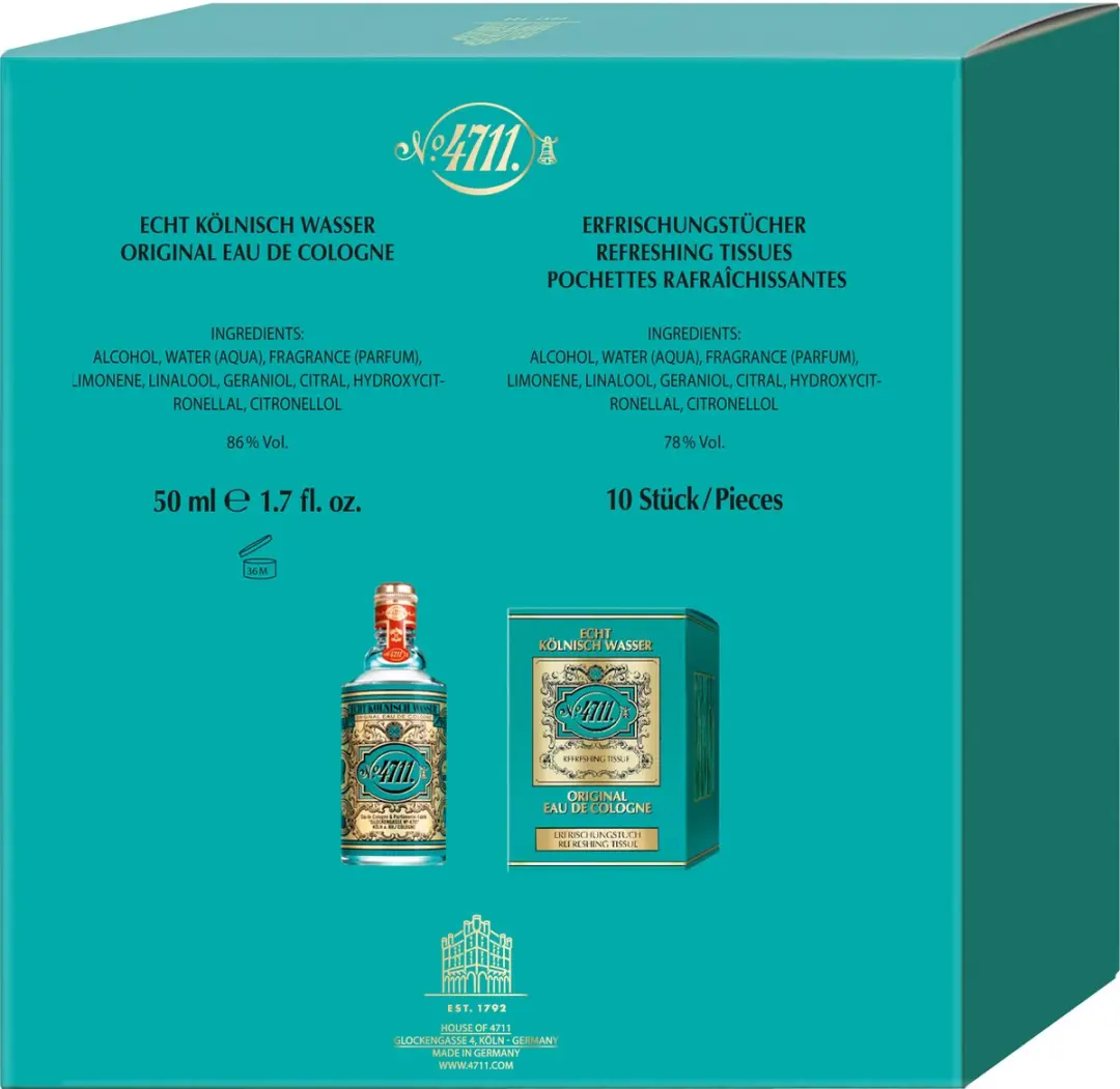 4711 Kölnisch Wasser 50ml Geschenkset - 3 Stuks