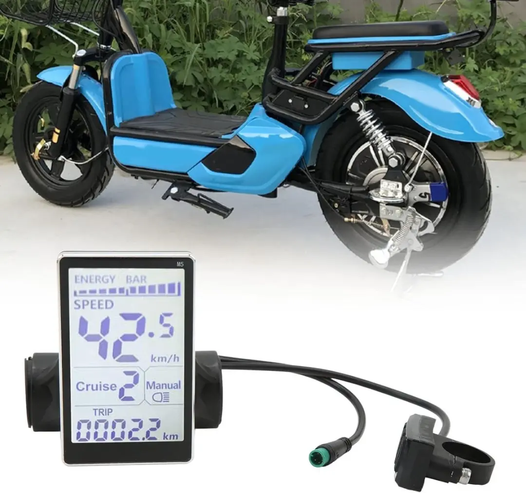OUXI M5 Displaypaneel Elektrische Fiets - Grijs/Zwart